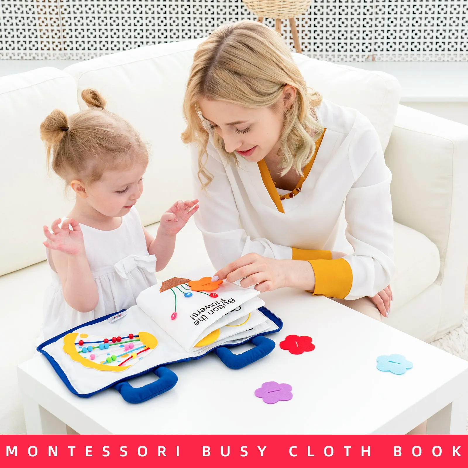 Jollybaby My Quiet Book 3D Montessori Activity Book
