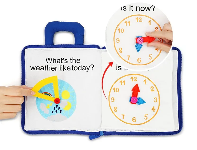 Jollybaby My Quiet Book 3D Montessori Activity Book