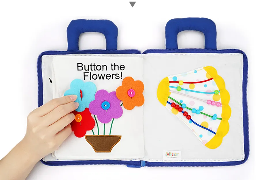 Jollybaby My Quiet Book 3D Montessori Activity Book