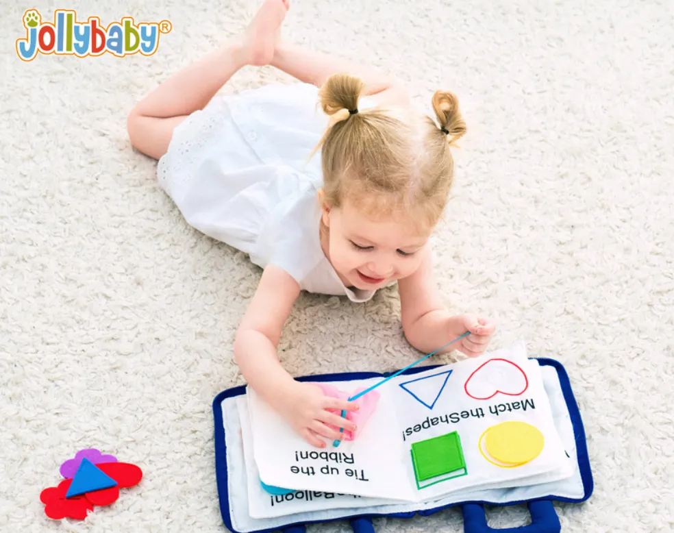 Jollybaby My Quiet Book 3D Montessori Activity Book