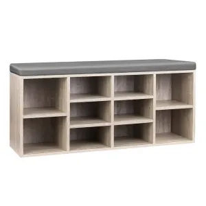 Leiston Shoe Bench - Oak