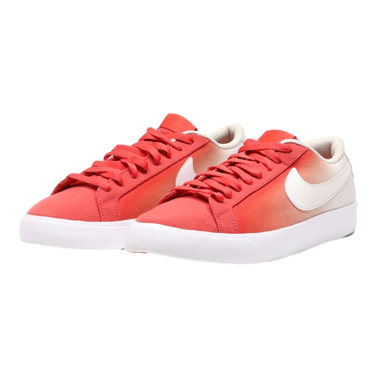 NIKE Blazer Low Top Trainers Red Synthetic Mens UK 9