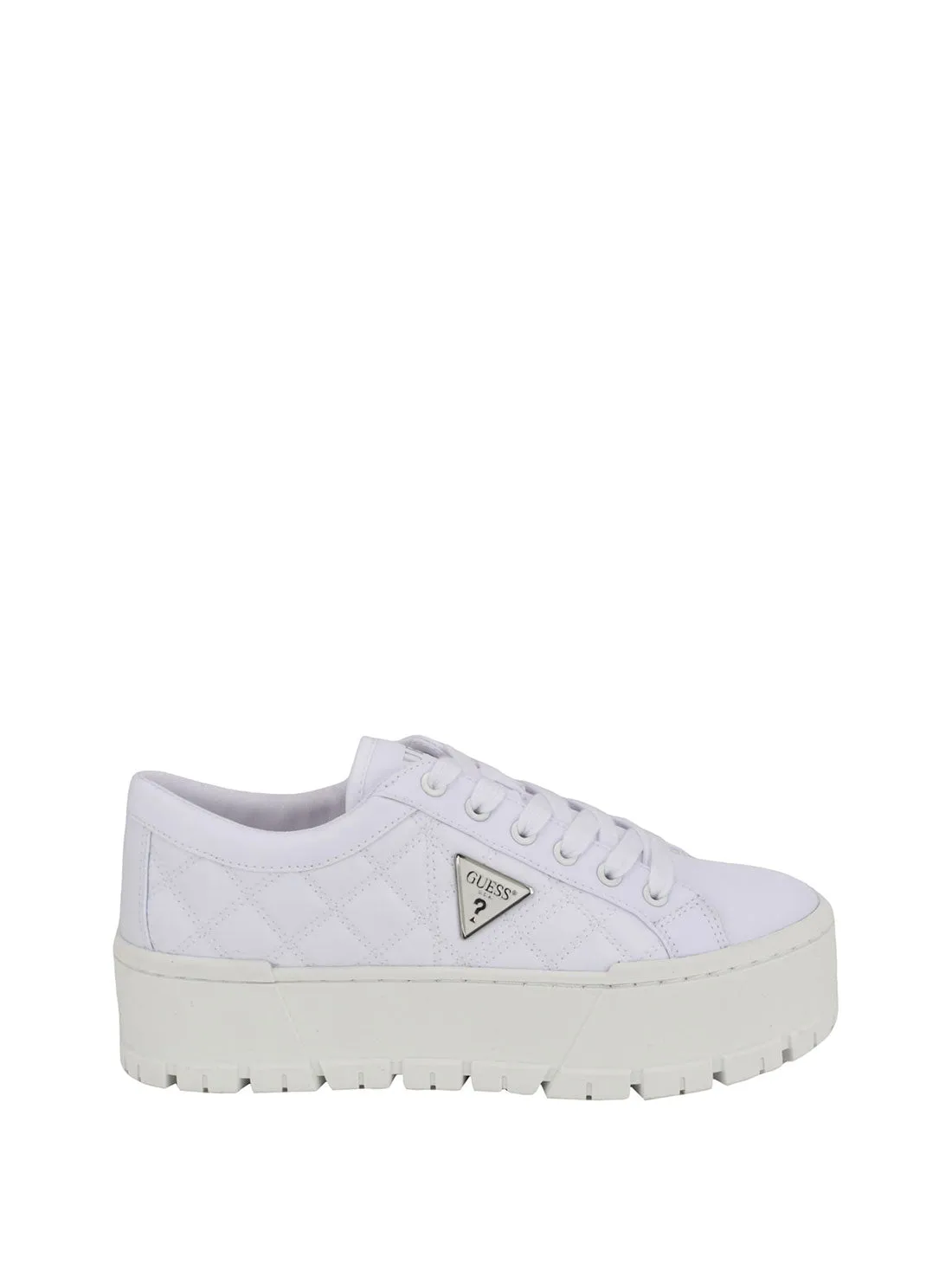 White Chunky Tesie Sole Sneakers